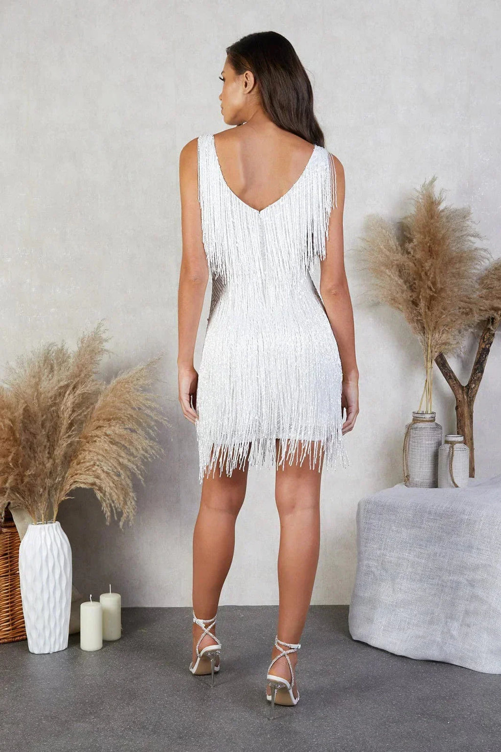 Sequin Party Dress for Women | Shimmer Mini Cocktail Dress for Christmas Events and Nights Out | Regular Fit Sparkly Dress