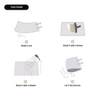 Handmade Abstract Bath Mat Polyester Acrylic Mix | Modern Scandi Style | Anti-Slip Backing for Safe and Soft Bathroom Floors