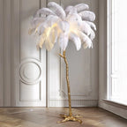 Modern Feather Floor Lamp