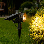 Solar Powered Garden Spotlight Adjustable LED Landscape Light Outdoor Pathway Lamp