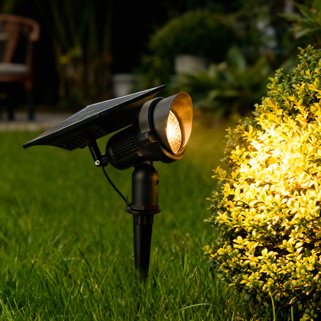 Solar Powered Garden Spotlight Adjustable LED Landscape Light Outdoor Pathway Lamp