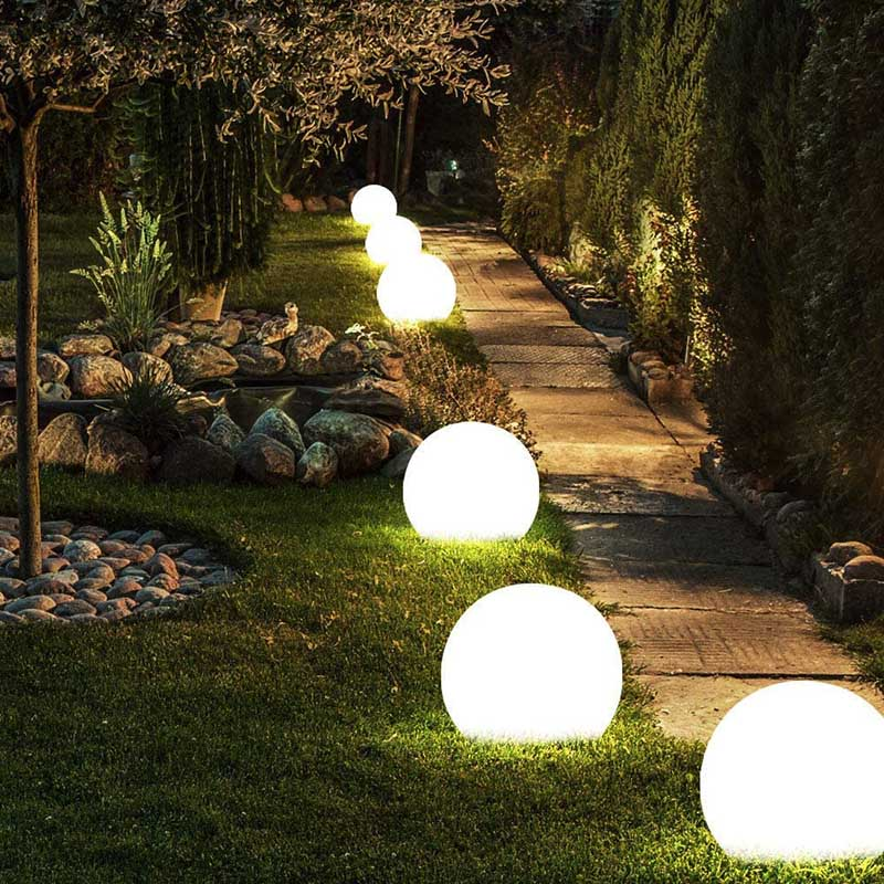 Solar Globe Garden Light Waterproof Outdoor LED Lamp