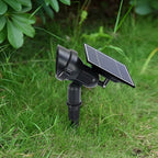 Solar Powered Garden Spotlight Adjustable LED Landscape Light Outdoor Pathway Lamp