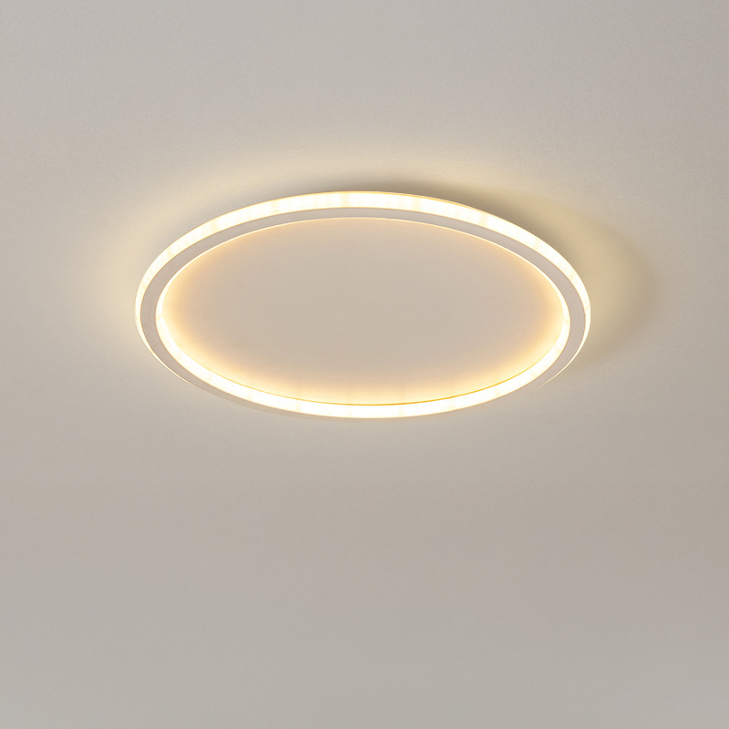 LED Ceiling Light Aluminium and Iron | Minimalist Scandinavian Style | Soft Ambient Glow for Living Spaces and Bedrooms