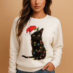 Women's Christmas Jumper | Loose Fit Festive Sweater | Soft Knit Holiday Jumper for Casual Winter Wear and Parties