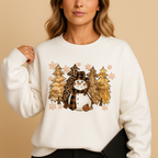 Women's Christmas Jumper | Loose Fit Festive Sweater | Soft Knit Holiday Jumper for Casual Winter Wear and Parties