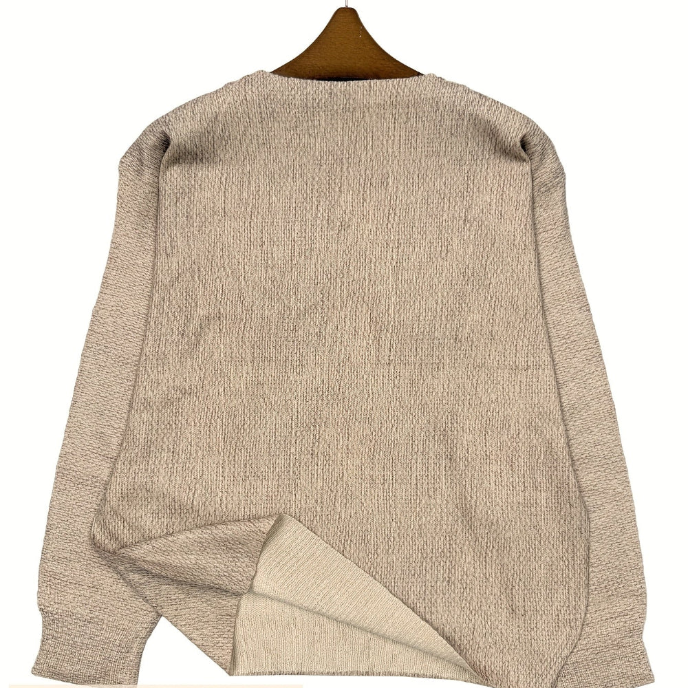 Women's Embroidered Gnome Christmas Jumper | Relaxed Fit Longline Soft Touch Festive Knitwear for Christmas Jumper Day